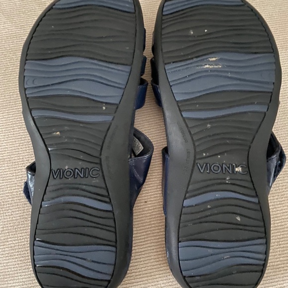 Vionic  Women’s Navy Slide Sandal Size 6 - Picture 3 of 9